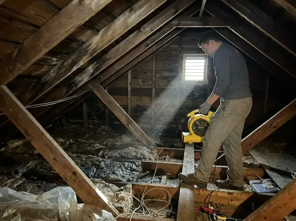 attic-water-damage-drying-proc-007 — frequently asked questions, Emergency Water Extraction & 24/7 Flood Response in Hodgenv…